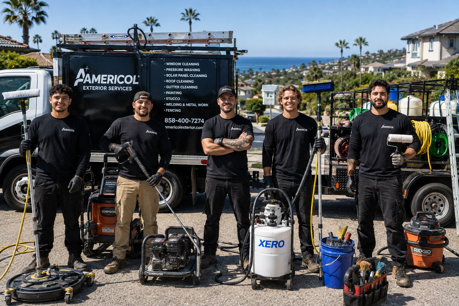 Americol crew on site